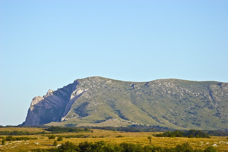 Chatyr-Dag山的Angar-Burun峰