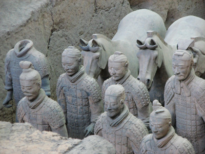 的兵马俑