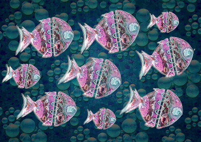 鱼类群插图