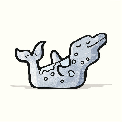 卡通海豚