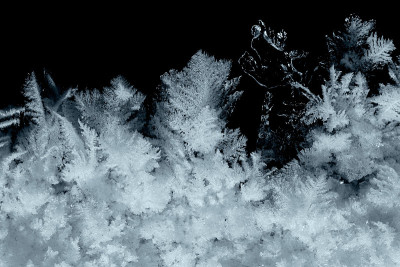 冰冻的雪