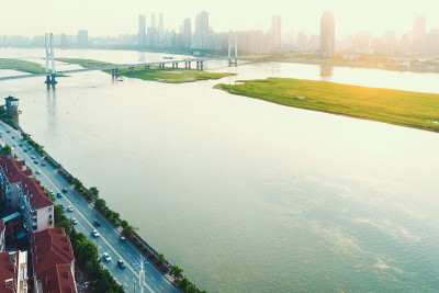 中国南昌全景图