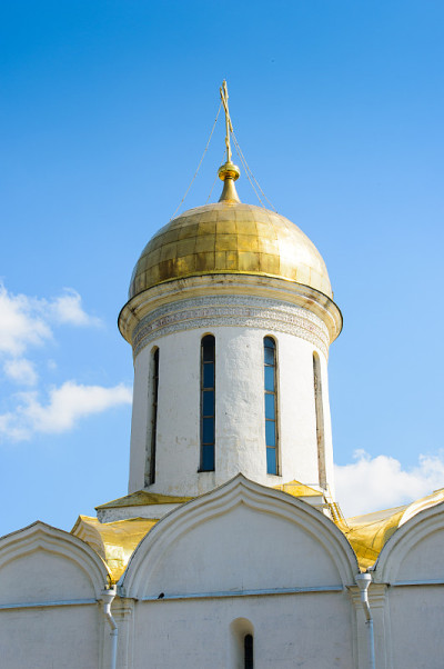 三一大教堂，三一Sergius Lavra在Sergiyev Posad，莫斯科区，俄罗斯。