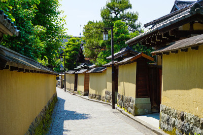日本金泽县永町Buke yashiki区。