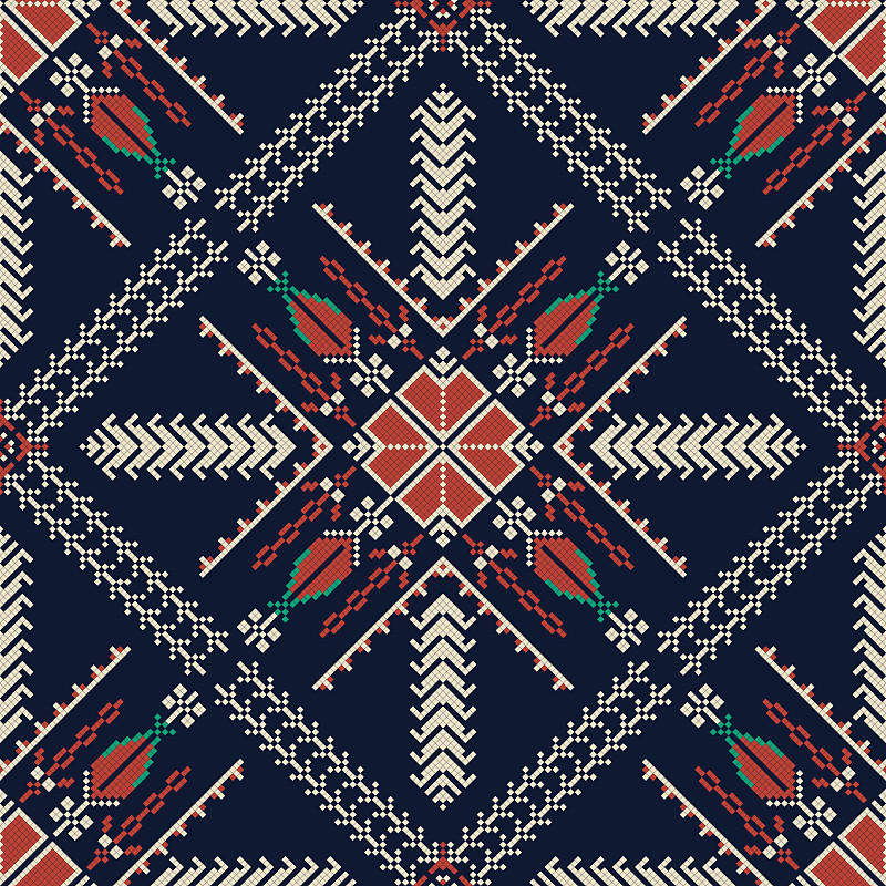 Palestinian embroidery pattern 200