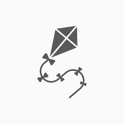 风筝图标，风筝矢量