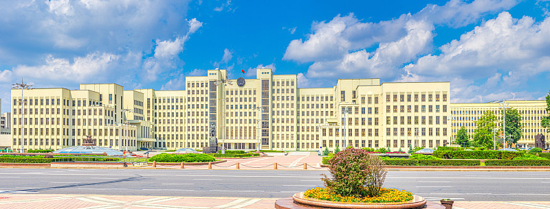 政府住宅构成主义风格的建筑和独立大道