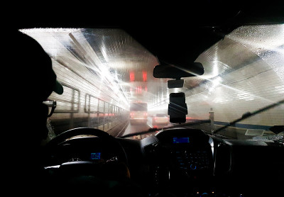 纽约荷兰隧道的出租车司机