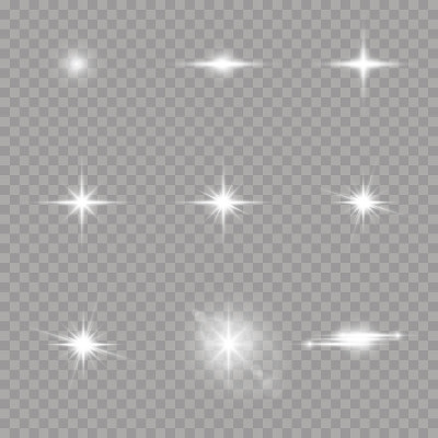白光明星。