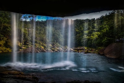 苏朗瀑布，Juwai, Meghalaya