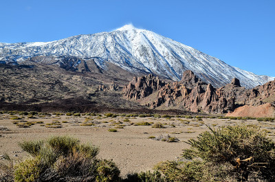泰德火山国家公园的沙漠景观