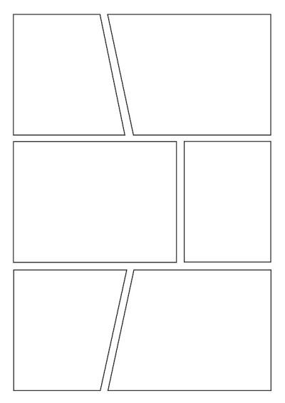 漫画条纹模板，插图。