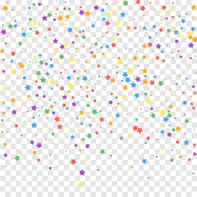 节日的五彩纸屑。庆祝的星星。快乐的星星