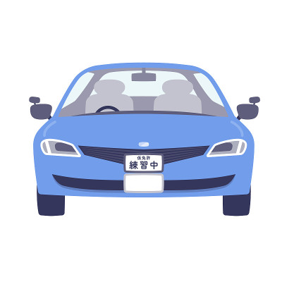 可爱的汽车。培训的车。