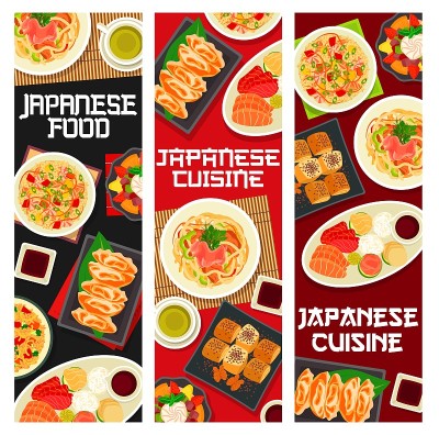 日本料理，亚洲料理乌冬面，海鲜