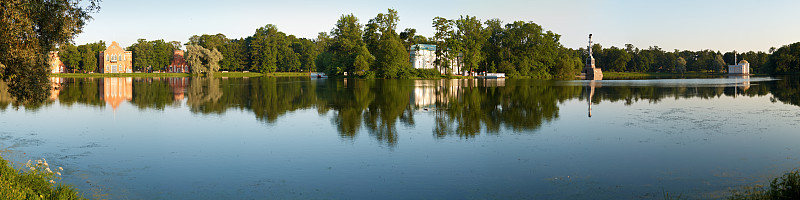 Tsarskoye Selo的Catherine公园