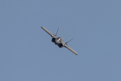 F-35A接近的近景