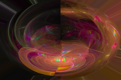 抽象数字分形，幻想设计