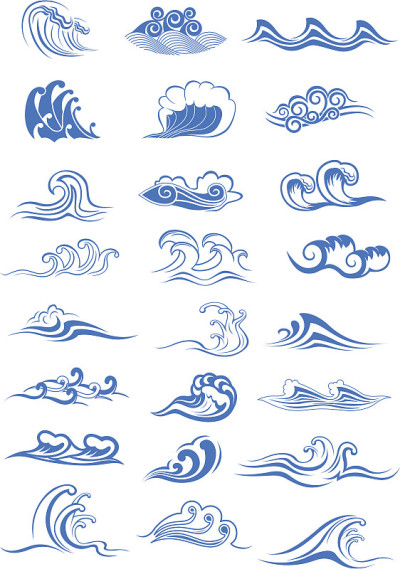 蓝色海浪