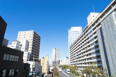 日本北川的城市景观