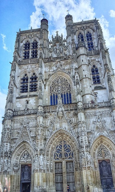 法国。Picardie maritime, abbeville, church St Vulfran