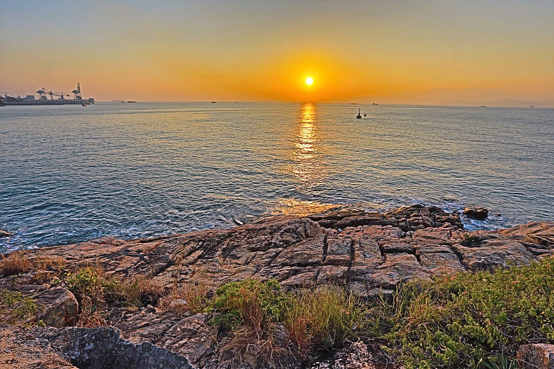 西南丫海峡日落