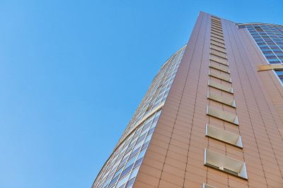 多层建筑立面，复制空间