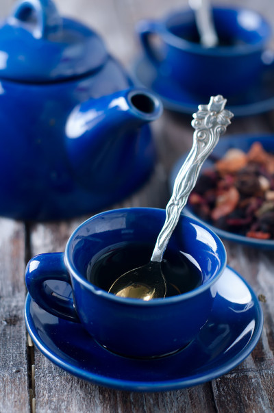 蓝色的茶