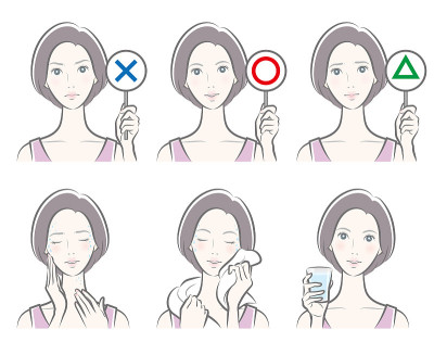 一个妇女采取措施防止中暑的插图