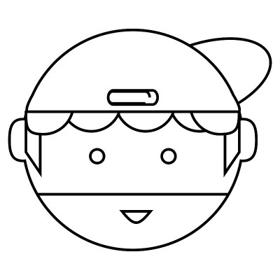 卡通人脸图标