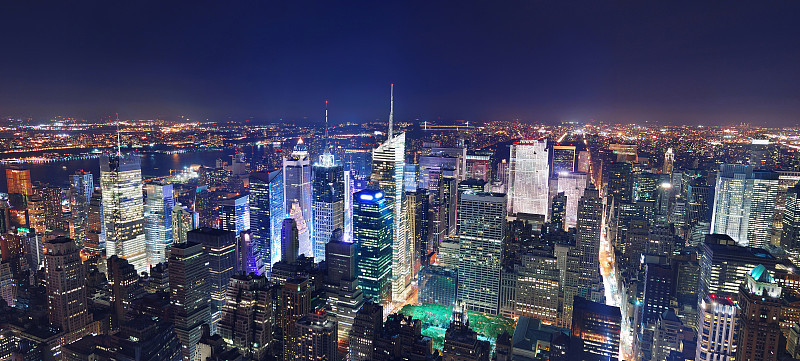 纽约曼哈顿夜景