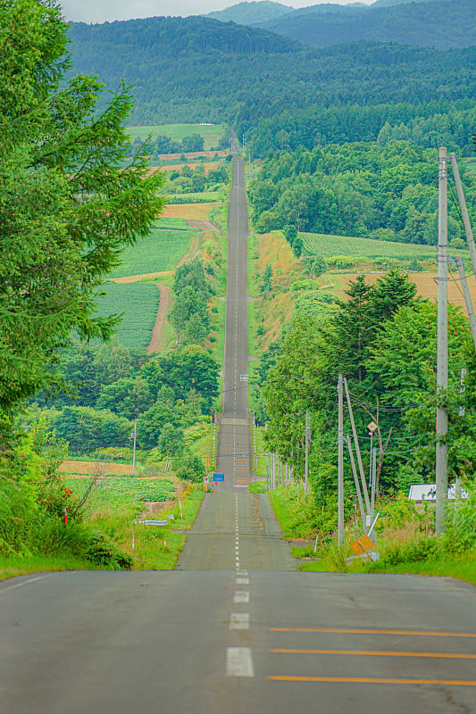 过山车的路径(富兰野，北海道)