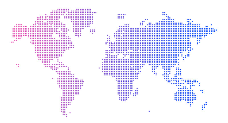 数字网络世界地图图像