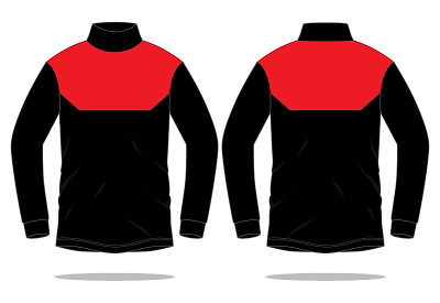 Long Sleeve T-Shirt Design Vector