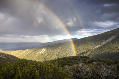 Rainbow in Great Basin National Park
