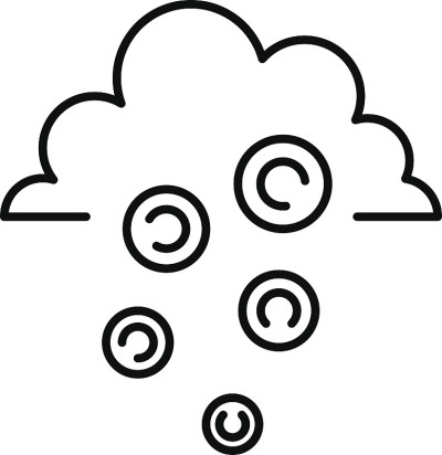 钱雨符号符号货币商业符号平面设计矢量