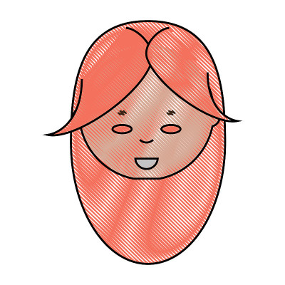 卡通女性头像