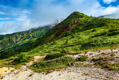 日本志贺高根的夏日美景。