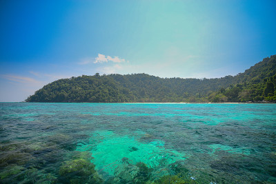 泰国攀牙素林国家公园khao lak的海景