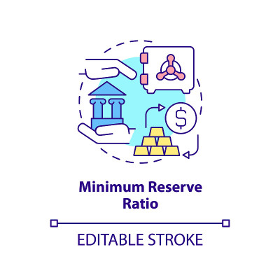 最低准备金率概念图标