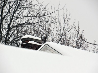 屋顶上的雪