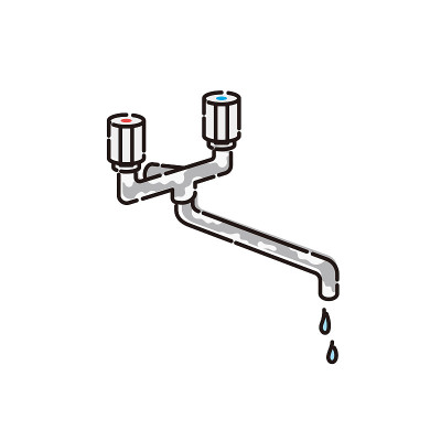 洗澡麻烦:水龙头上有水垢