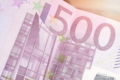 500欧元的概念