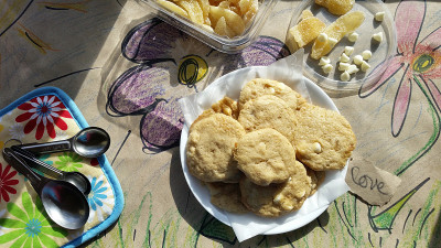 白巧克力饼干