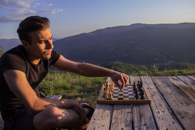 下棋