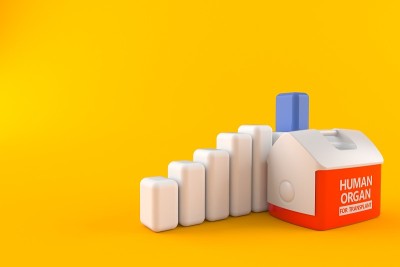 带图表的人体器官冷却器