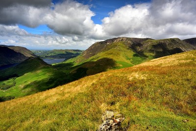 Cummock Water上的cumbrianmountains