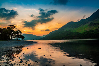 令人惊叹的公爵在湖区，英国
