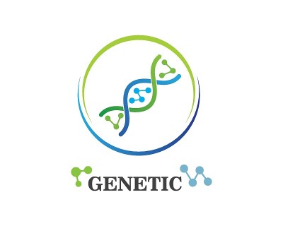 Dna基因标志图标插图