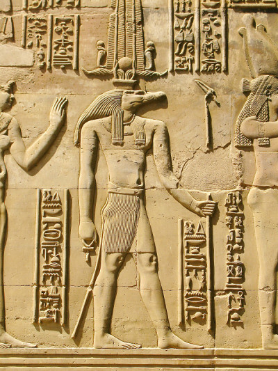 埃及Kom Ombo神庙:Sobek，鳄鱼头神